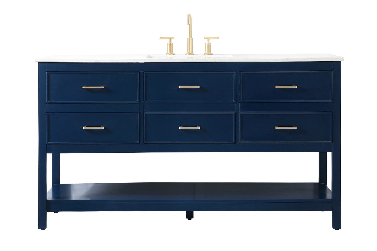 Elegant Lighting - VF19060BL - Vanity Sink Set - Sinclaire - blue