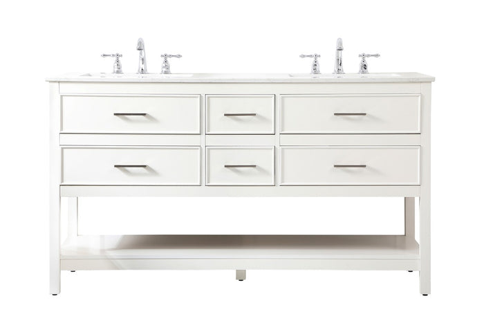 Elegant Lighting - VF19060DWH - Vanity Sink Set - Sinclaire - white