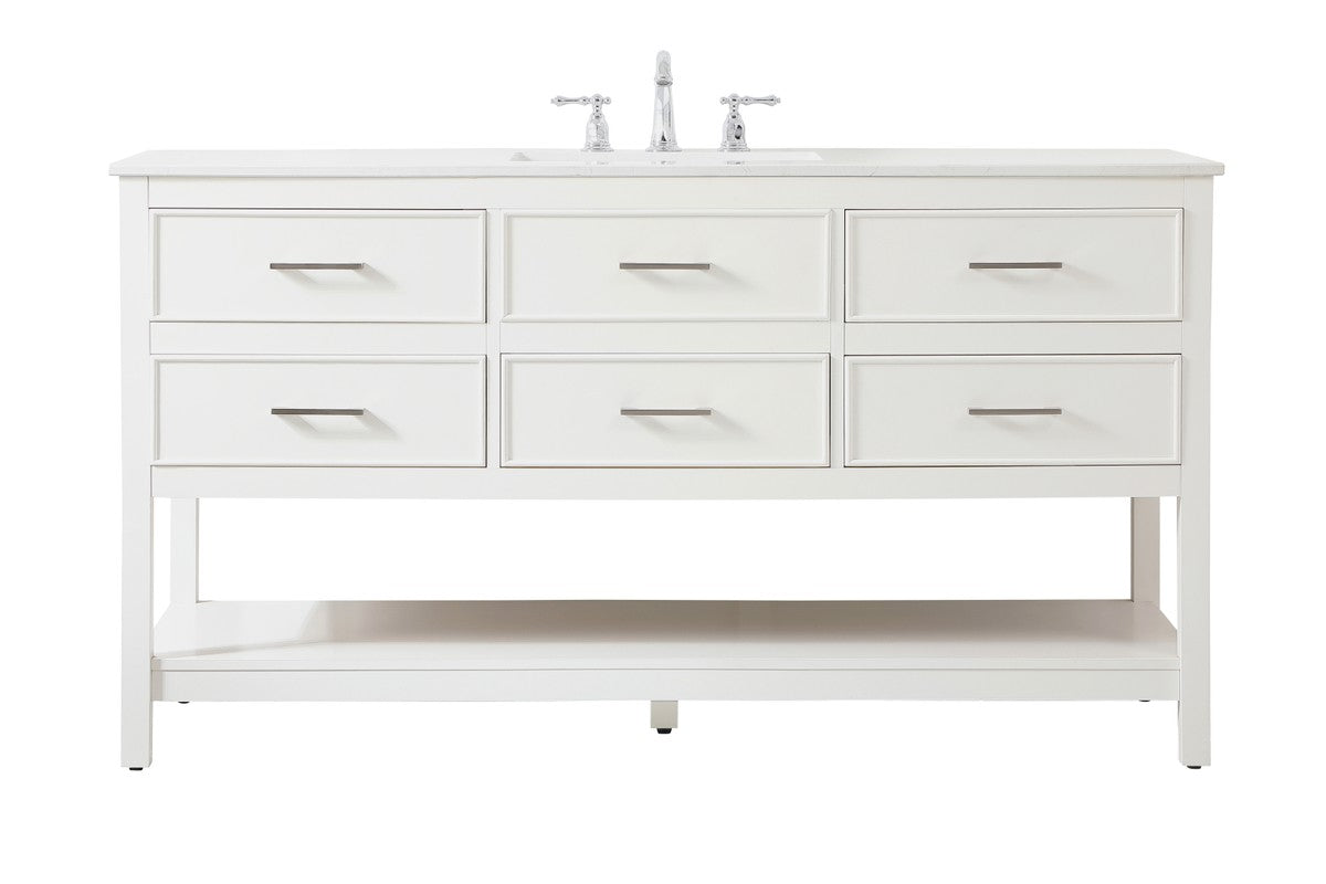 Elegant Lighting - VF19060WH - Vanity Sink Set - Sinclaire - white