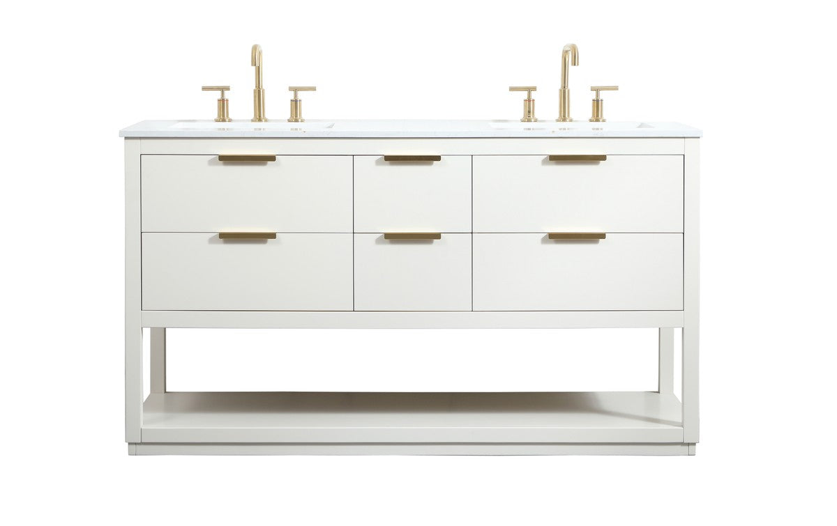 Elegant Lighting - VF19260DWH - Vanity Sink Set - Larkin - white