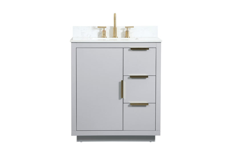 Elegant Lighting - VF19430GR-BS - Vanity Sink Set - Blake - Grey
