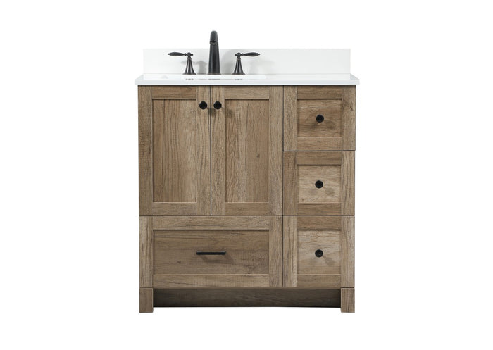 Elegant Lighting - VF2832NT-BS - Single Bathroom Vanity - Soma - natural oak