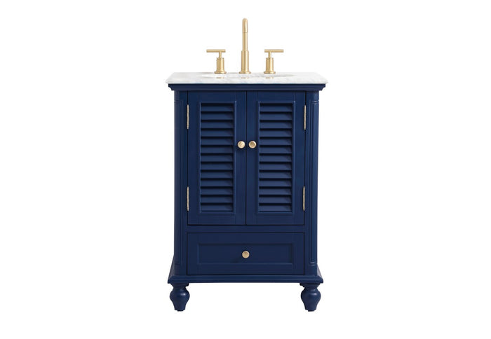 Elegant Lighting Vanity Sink Set from the Rhodes collection in Blue finish