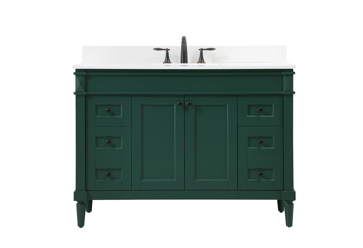 Elegant Lighting - VF31848GN-BS - Single Bathroom Vanity - Bennett ...