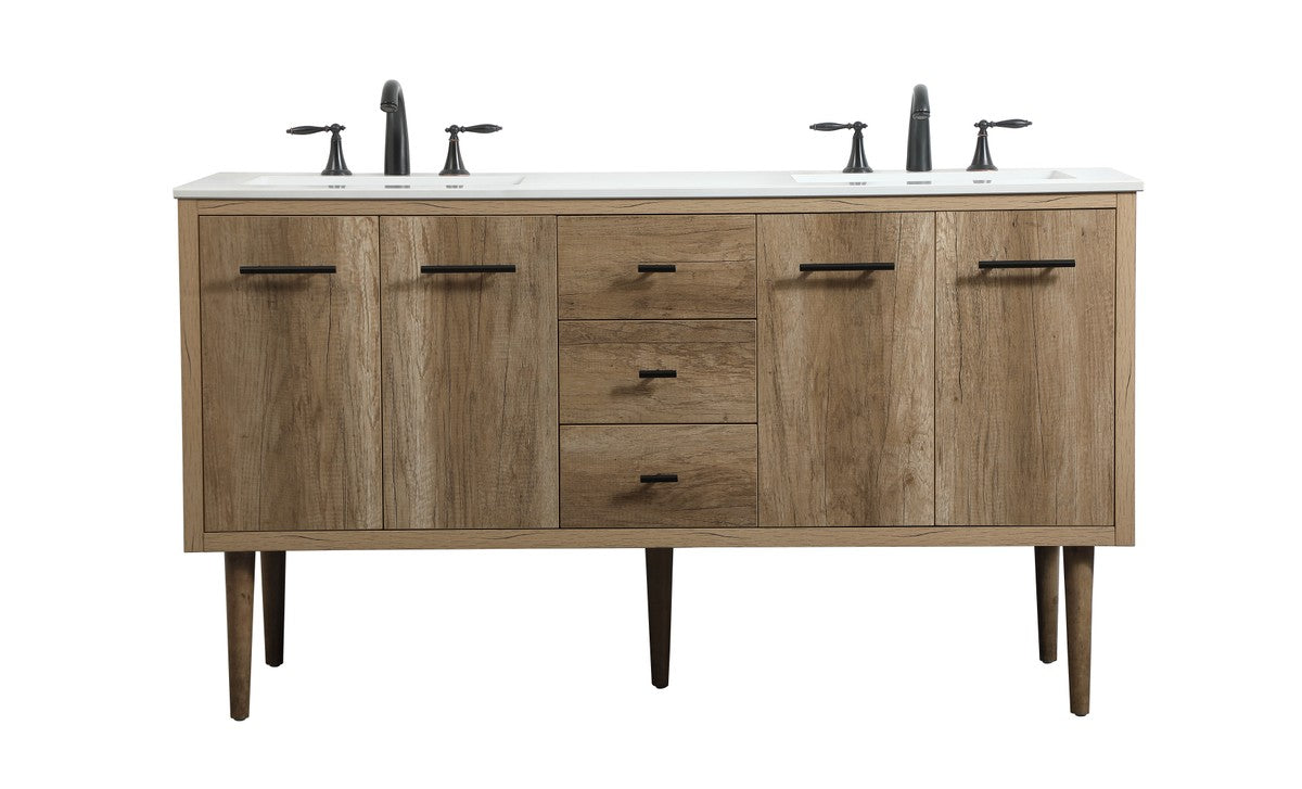 Elegant Lighting - VF48060DNT - Single Bathroom Vanity - Cyrus ...