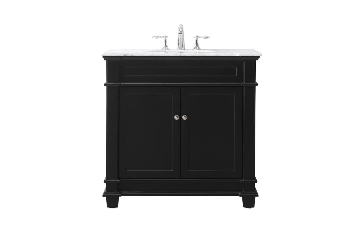 Elegant Lighting - VF50036BK - Bathroom Vanity Set - Wesley - black