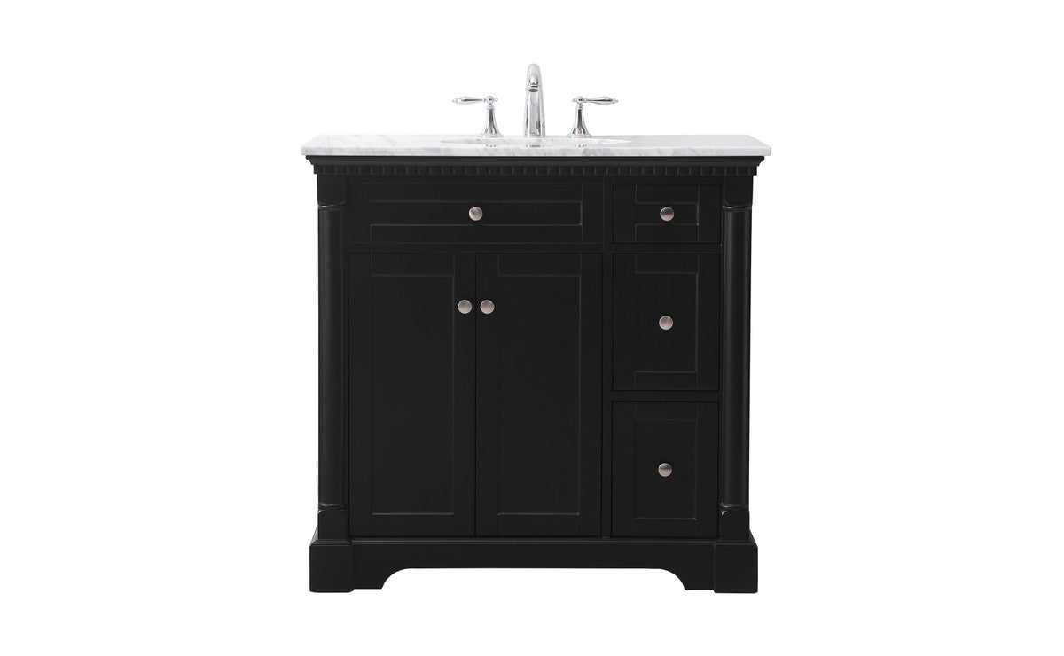 Elegant Lighting - VF53036BK - Bathroom Vanity Set - Clarence - black