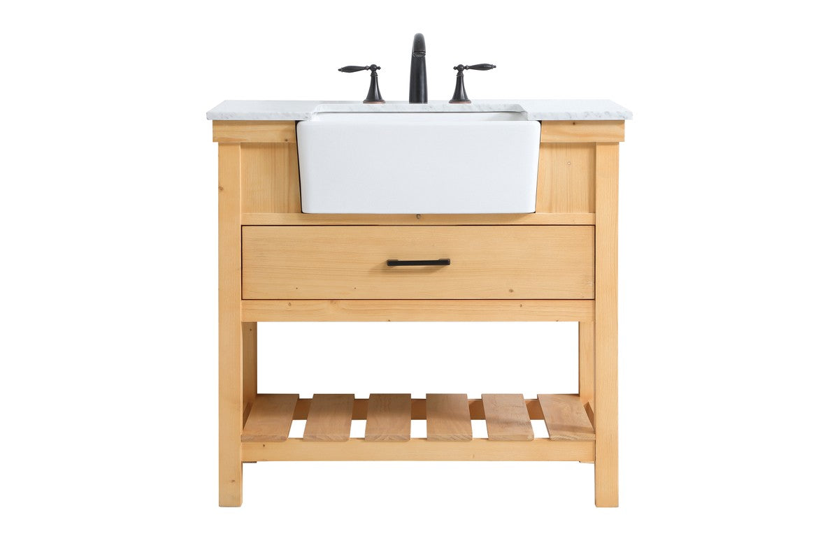 Elegant Lighting - VF60136NW - Single Bathroom Vanity - Clement ...