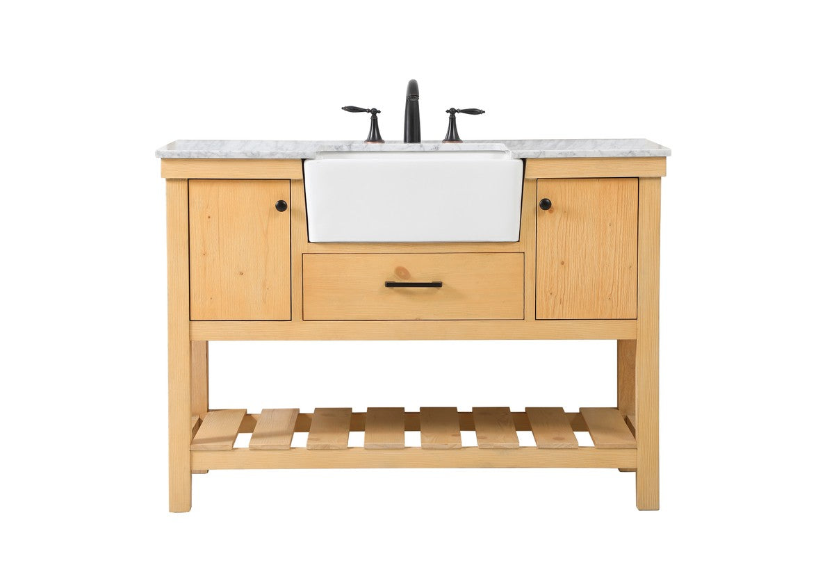 Elegant Lighting - VF60148NW - Single Bathroom Vanity - Clement - natural wood