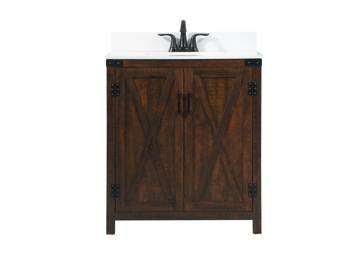 Elegant Lighting - VF90230EX-BS - Single Bathroom Vanity - Grant - expresso