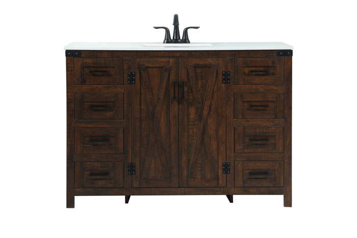 Elegant Lighting Single Bathroom Vanity from the Grant collection in Expresso finish