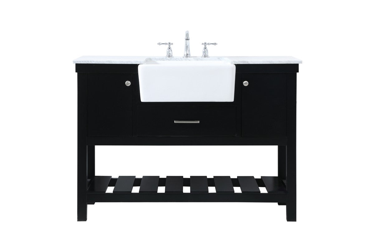 Elegant Lighting - VF60148BK - Single Bathroom Vanity - Clement - Black