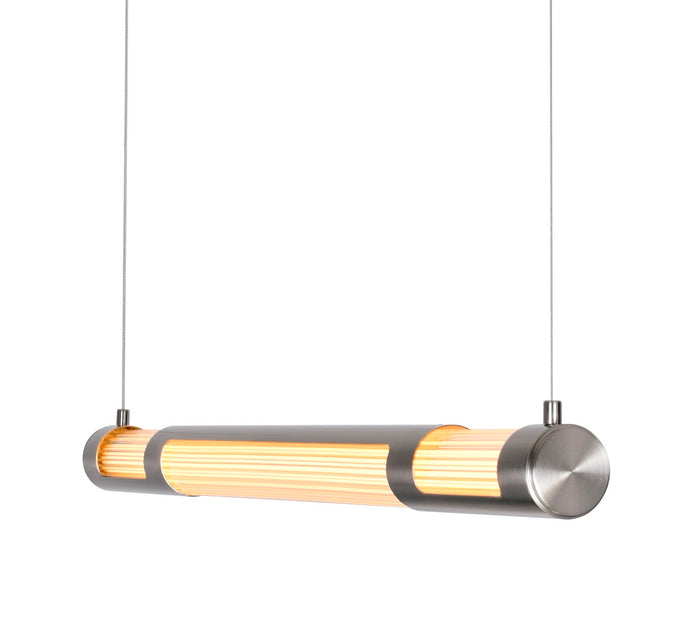 CWI Lighting LED Chandelier from the Neva collection in Satin Nickel finish