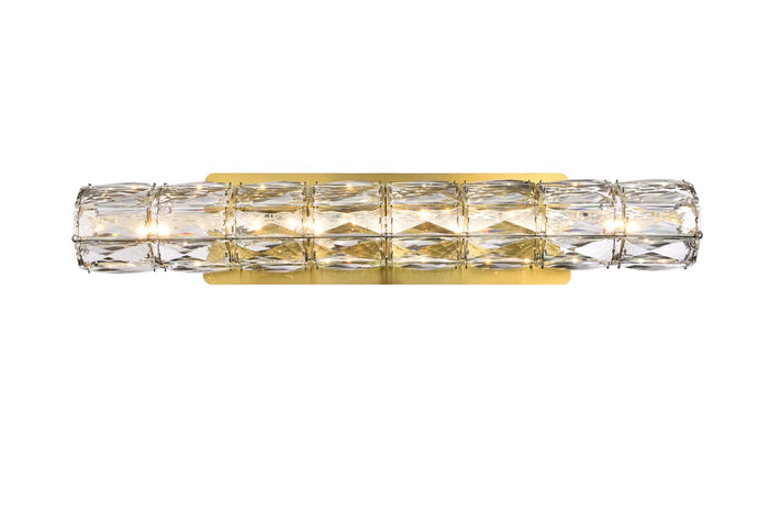 Elegant Lighting LED Wall Sconce from the Valetta collection in Gold finish