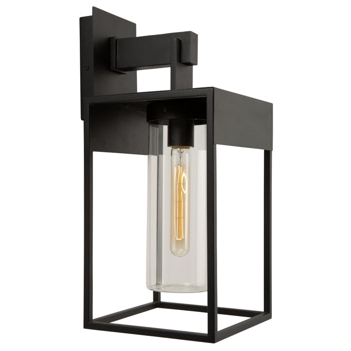 Artcraft One Light Outdoor Wall Mount from the Weybridge collection in Black finish