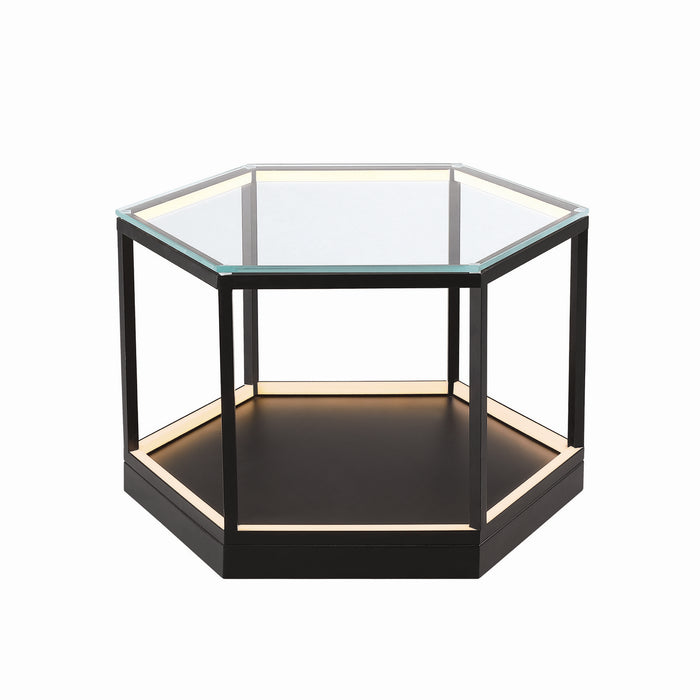 Artcraft LED Table from the Tavola collection in Black finish