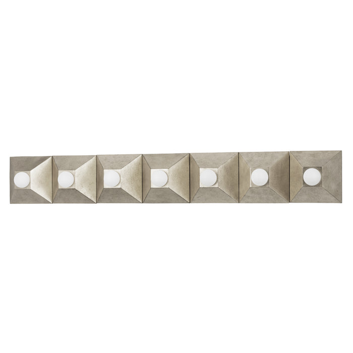 Corbett Lighting Seven Light Bath And Vanity from the Max collection in Silver Leaf finish