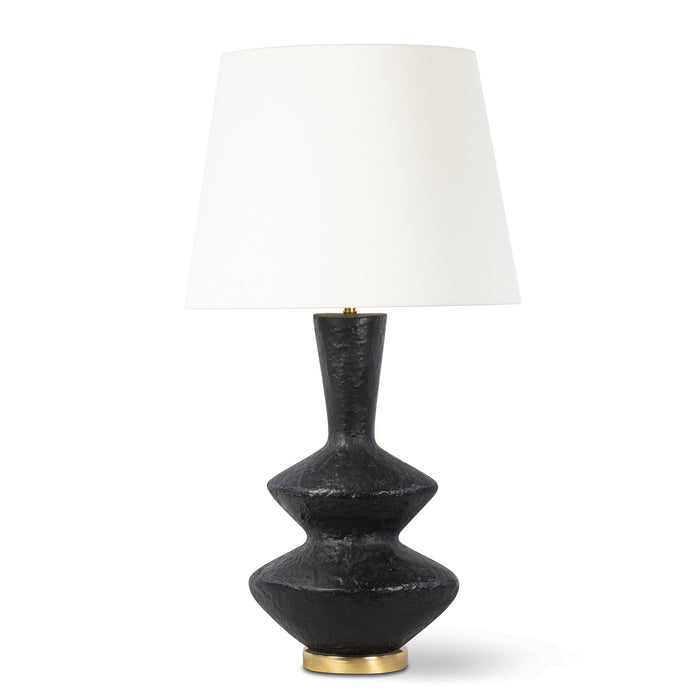 Regina Andrew One Light Table Lamp from the Poe collection in Black finish
