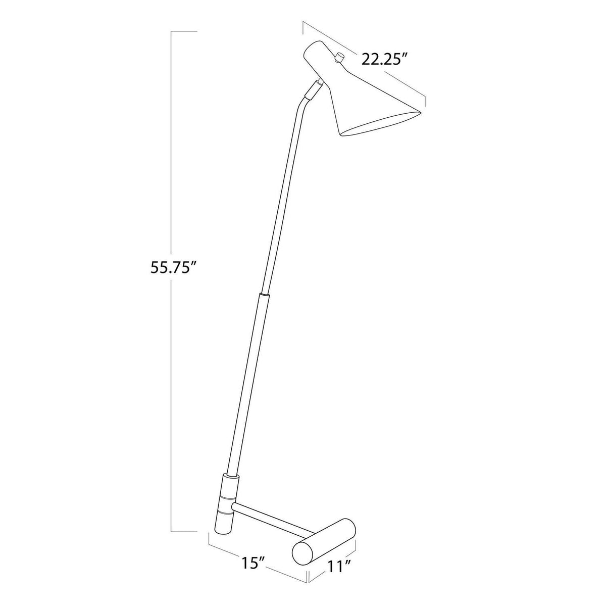 Regina Andrew - 14-1060WTNB - One Light Floor Lamp - Spyder - White