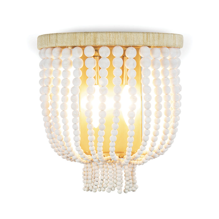 Regina Andrew Two Light Wall Sconce from the Milos collection in White finish