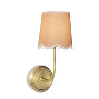 Regina Andrew - 15-1167NB - One Light Wall Sconce - Ariel - Natural Brass