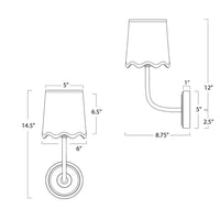Regina Andrew - 15-1167NB - One Light Wall Sconce - Ariel - Natural Brass