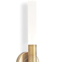 Regina Andrew - 15-1198NB - Two Light Wall Sconce - Wick Hilo - Natural Brass