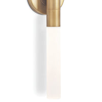 Regina Andrew - 15-1198NB - Two Light Wall Sconce - Wick Hilo - Natural Brass