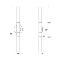 Regina Andrew - 15-1198NB - Two Light Wall Sconce - Wick Hilo - Natural Brass