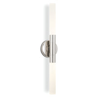 Regina Andrew - 15-1198PN - Two Light Wall Sconce - Wick Hilo - Polished Nickel