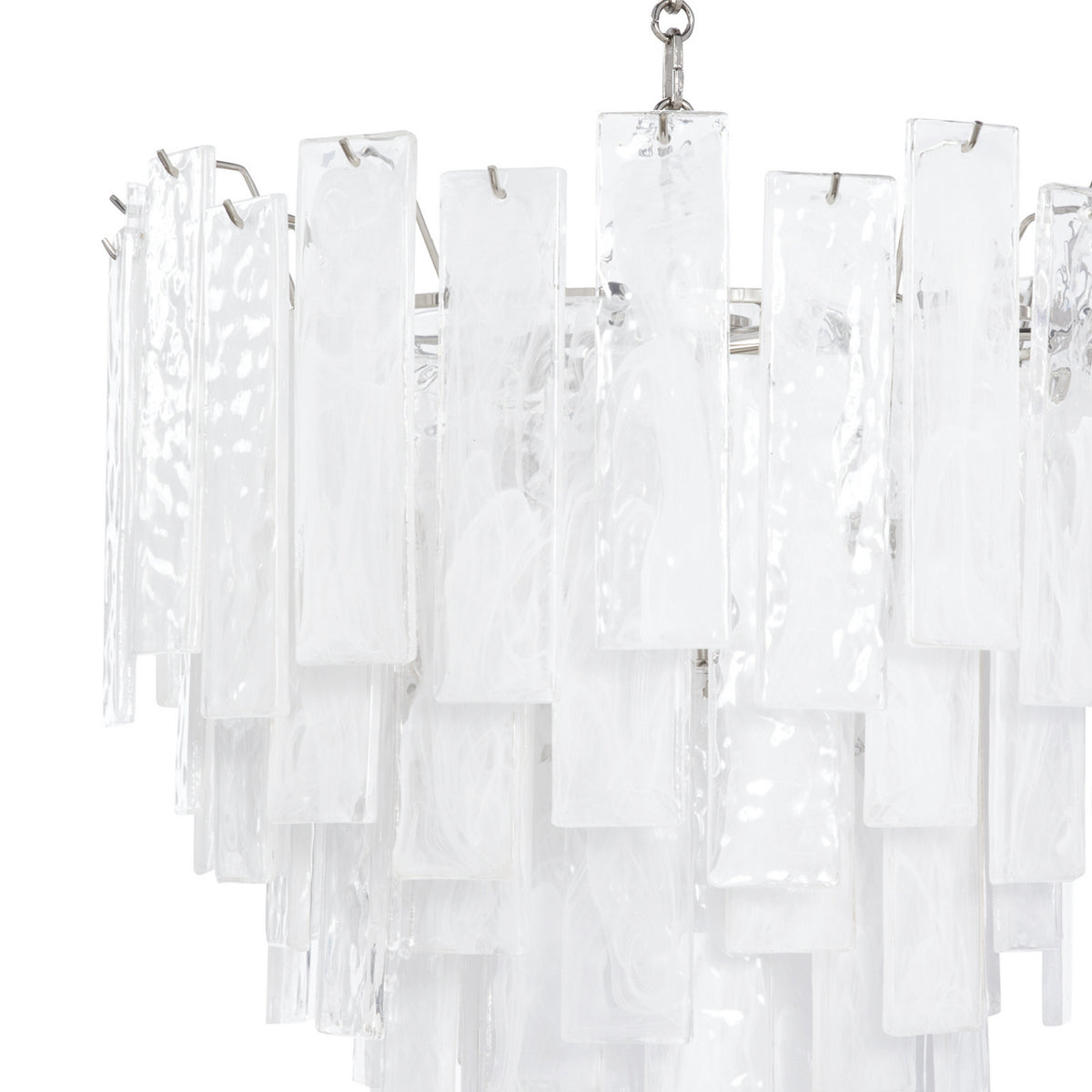 Regina Andrew - 16-1291PN - Eight Light Chandelier - Glacier - Clear