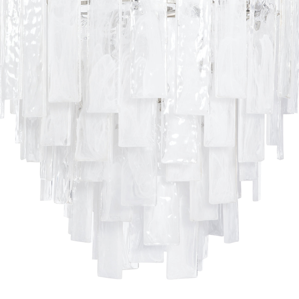 Regina Andrew - 16-1291PN - Eight Light Chandelier - Glacier - Clear