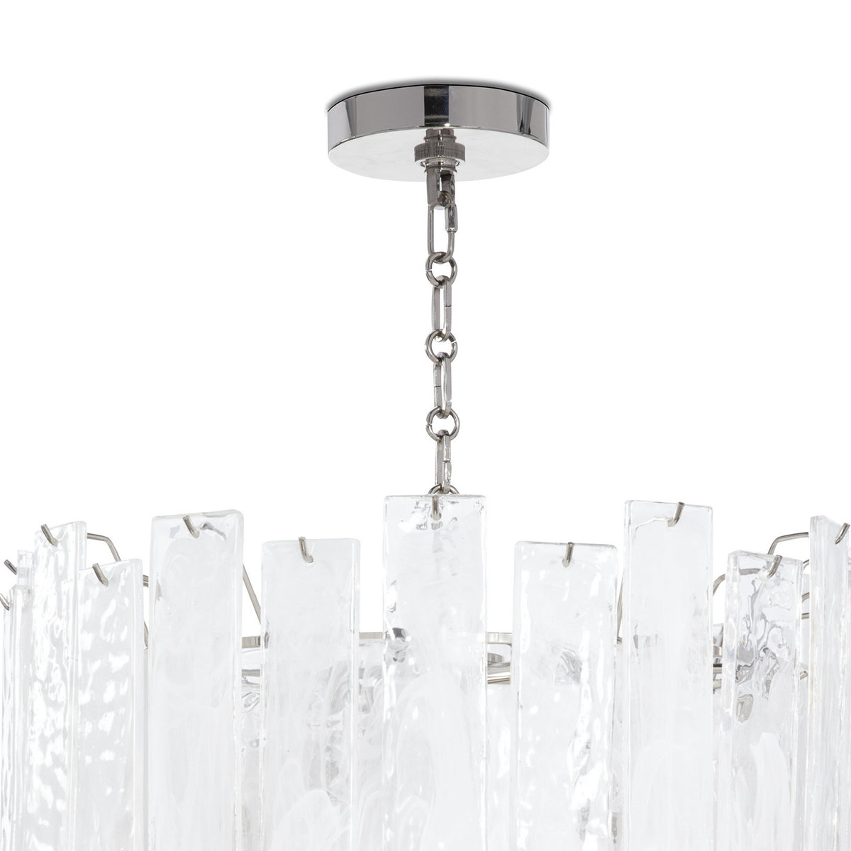 Regina Andrew - 16-1291PN - Eight Light Chandelier - Glacier - Clear
