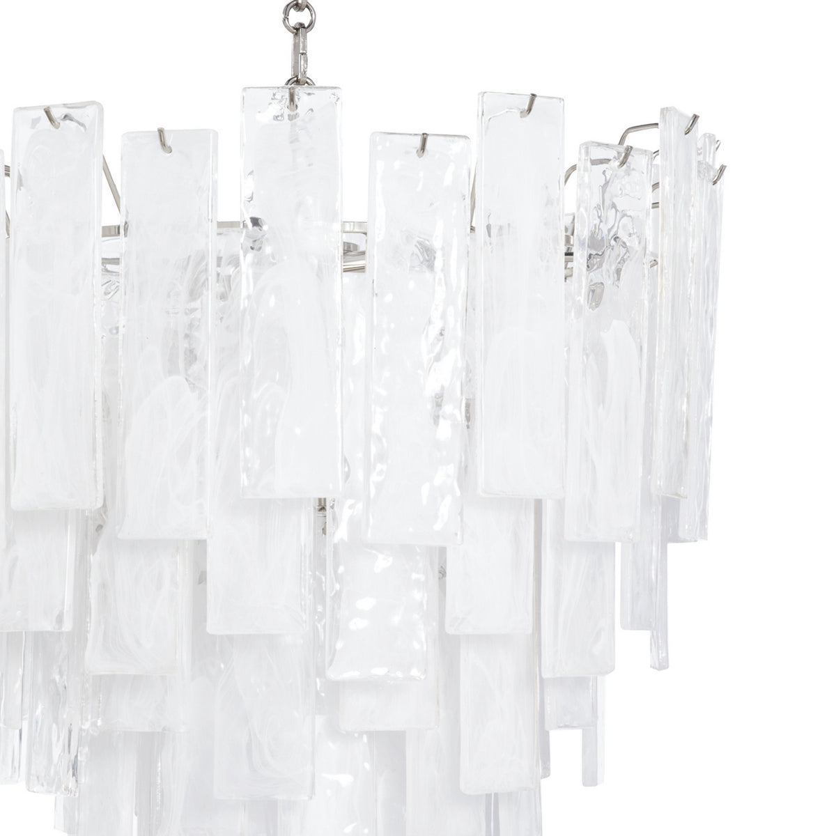 Regina Andrew - 16-1291PN - Eight Light Chandelier - Glacier - Clear