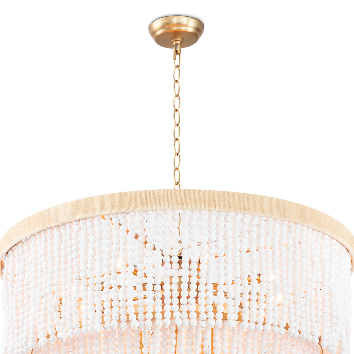 Regina Andrew - 16-1373 - 13 Light Chandelier - Waterfall - White