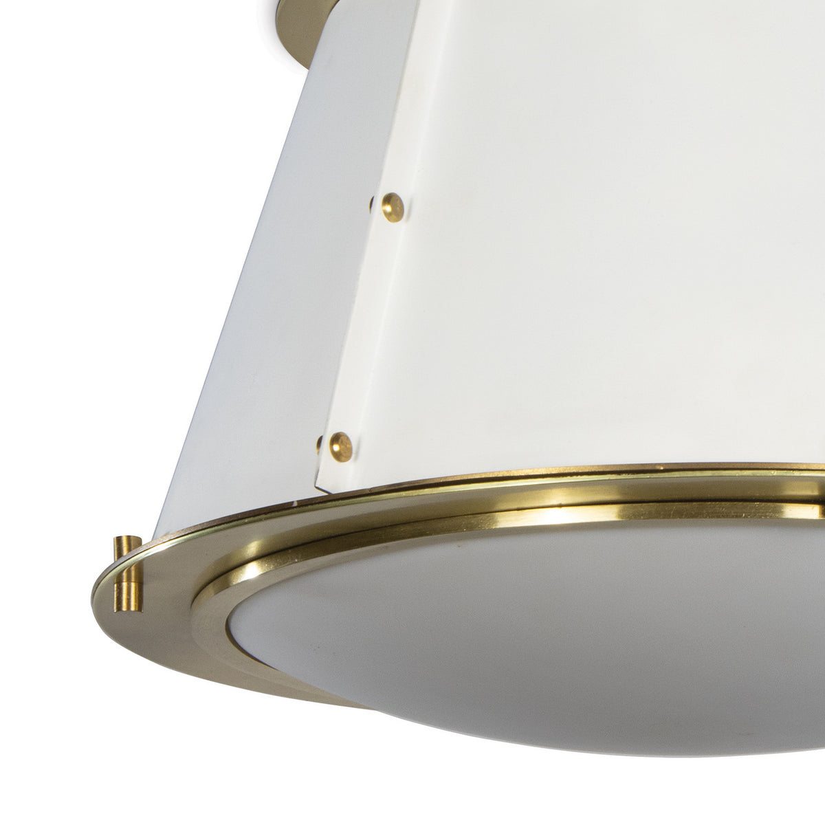 Regina Andrew - 16-1379WT - One Light Flush Mount - French - White