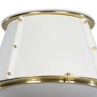 Regina Andrew - 16-1379WT - One Light Flush Mount - French - White