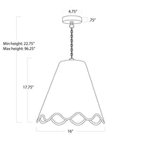 Regina Andrew - 17-1029NAT - One Light Pendant - Summer - Natural