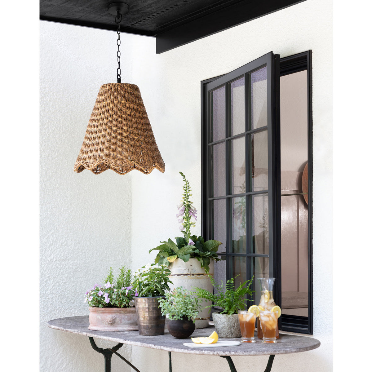 Regina Andrew - 17-1030NAT - One Light Pendant - Summer - Natural