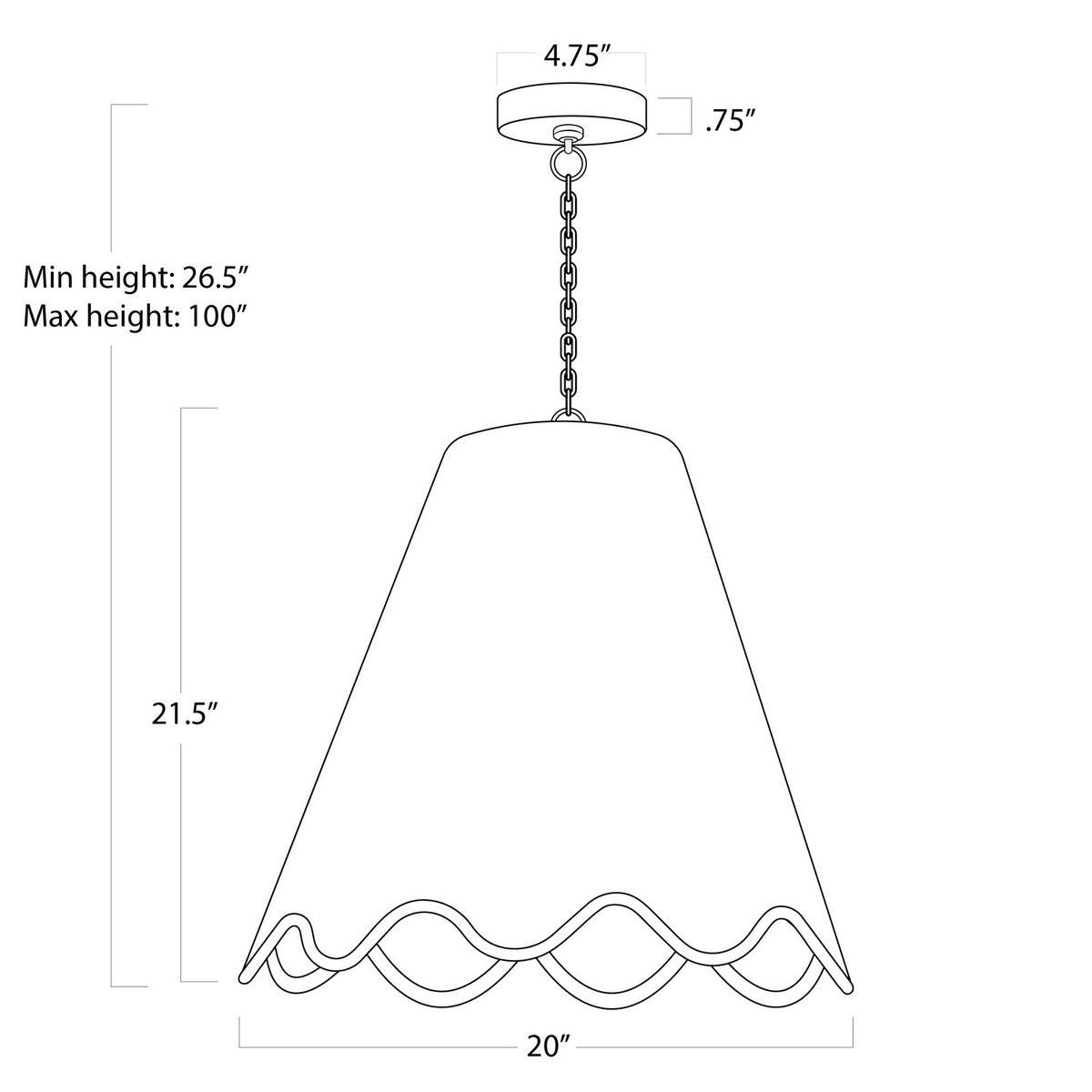 Regina Andrew - 17-1030NAT - One Light Pendant - Summer - Natural