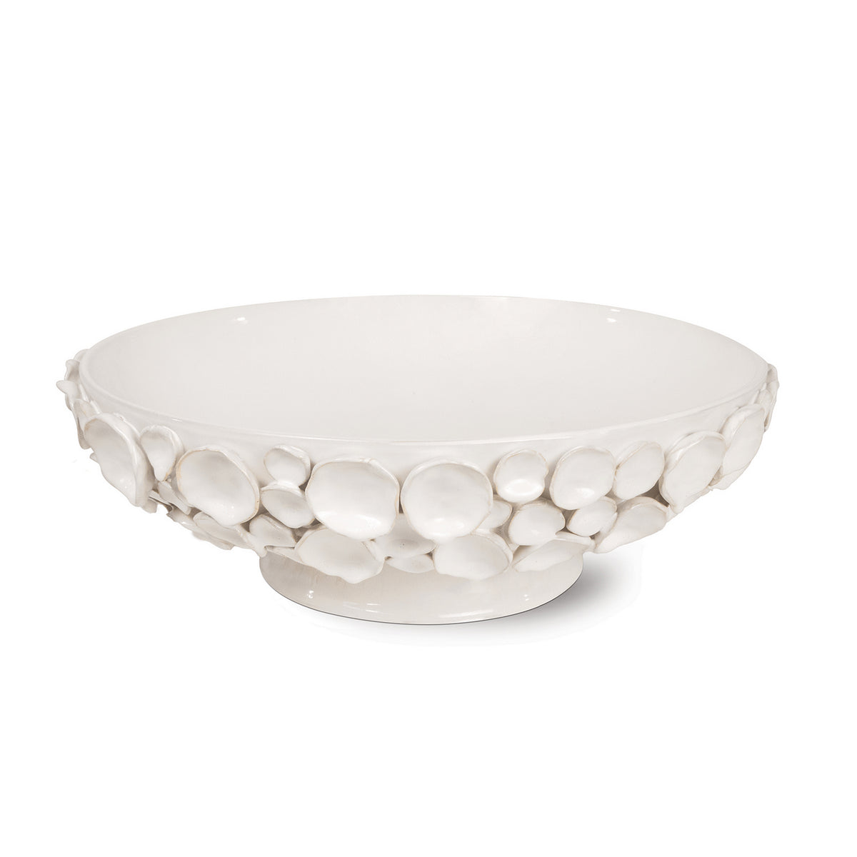 Regina Andrew Bowl from the Lucia collection in White finish