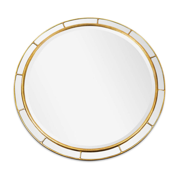 Regina Andrew Mirror from the Plaza collection in Antique Gold Leaf finish
