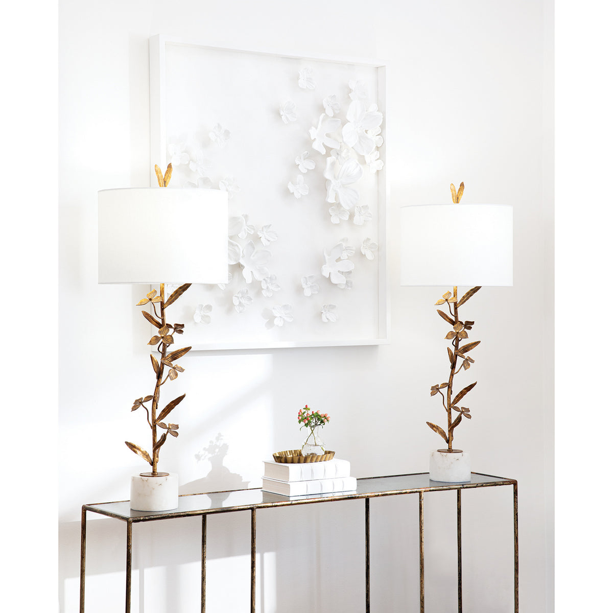 Regina Andrew - 21-1154 - Wall Art - Dogwood Bouquet I - White