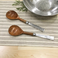 Design Shop Aluminum & Wood Server Babul S/2