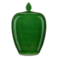 Currey and Company - 1200-0576 - Jar - Imperial - Green