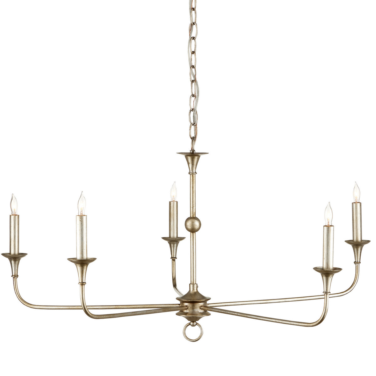 Currey and Company - 9000-0933 - Five Light Chandelier - Nottaway Collection - Champagne