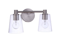 Craftmade - 12615BNK2 - Two Light Vanity - Emilio - Brushed Polished Nickel