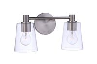 Craftmade - 12615BNK2 - Two Light Vanity - Emilio - Brushed Polished Nickel