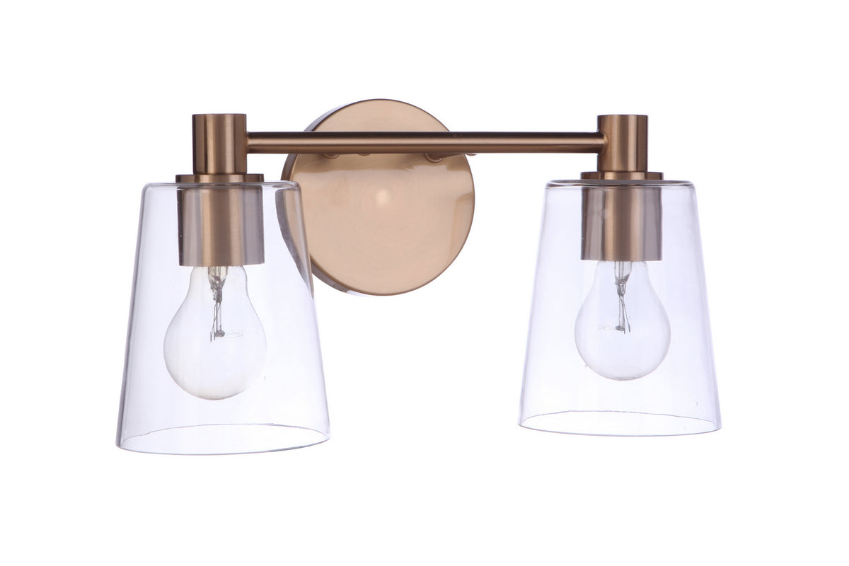 Craftmade - 12615SB2 - Two Light Vanity - Emilio - Satin Brass