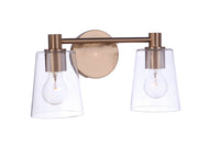 Craftmade - 12615SB2 - Two Light Vanity - Emilio - Satin Brass